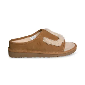 UGG Slide Chestnut/Natural Slippers - Women's