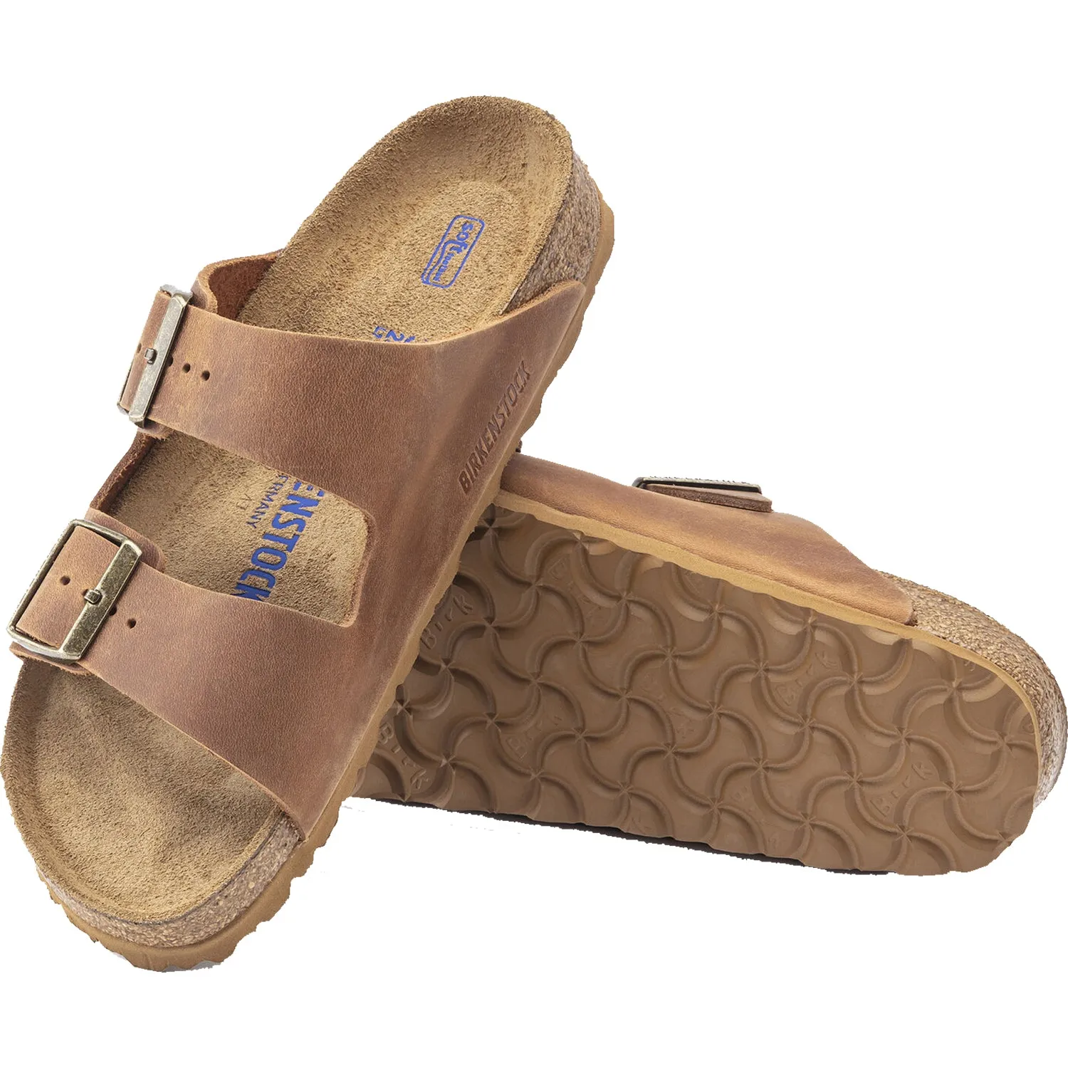 Unisex Birkenstock Arizona Cognac Oiled Leather