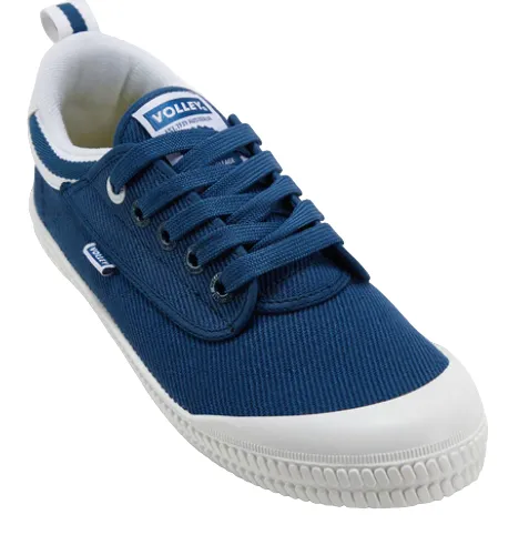 Unisex Volley Heritage Low Mens Womens Casual Shoes Navy/White