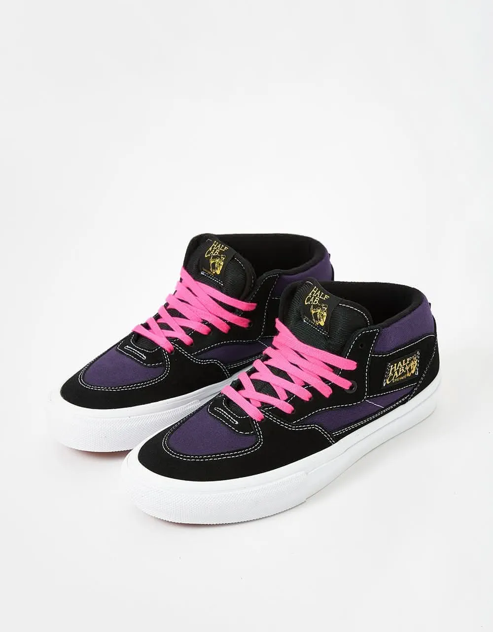 Vans Skate Half Cab Shoes - Black/Purple