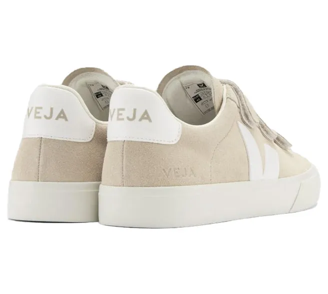 VEJA Recife Chromefree Leather Almond White Women