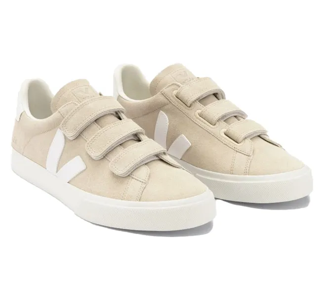 VEJA Recife Chromefree Leather Almond White Women