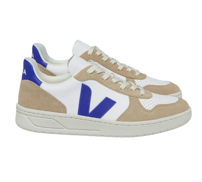 VEJA V-10 Cromefree leather extra white paros sahara men