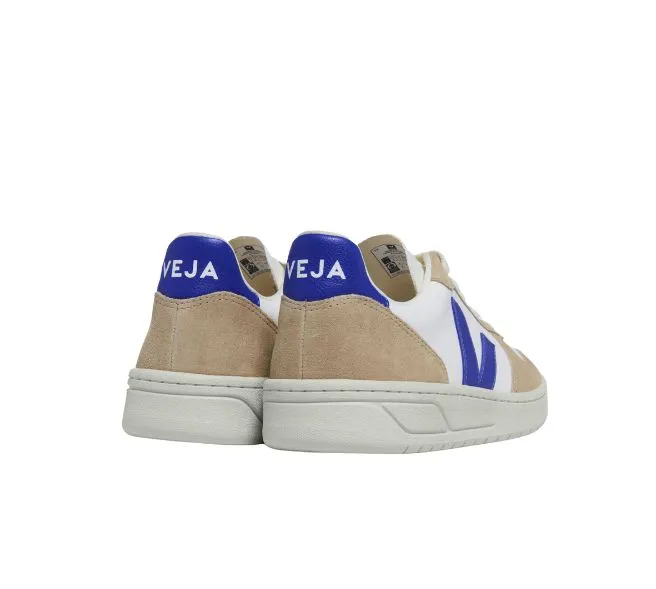 VEJA V-10 Cromefree leather extra white paros sahara men