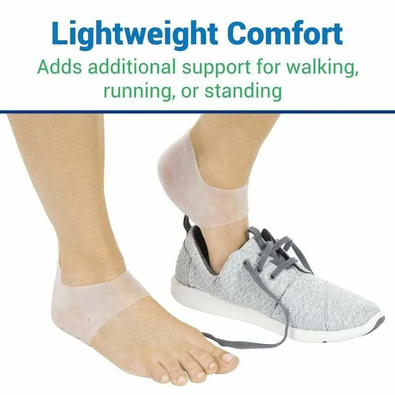 Vive Health Gel Heel Protectors - White