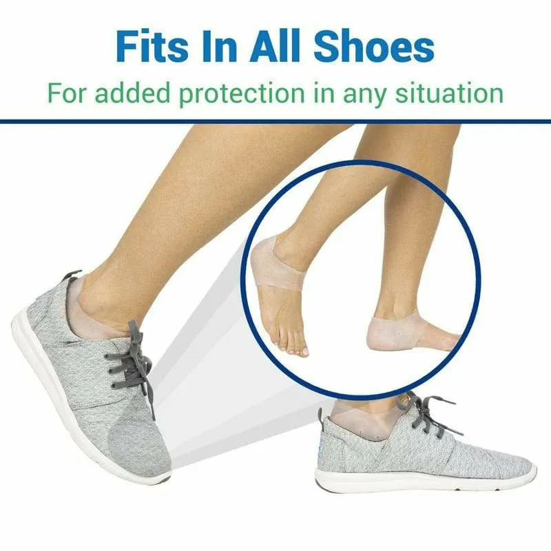 Vive Health Gel Heel Protectors - White