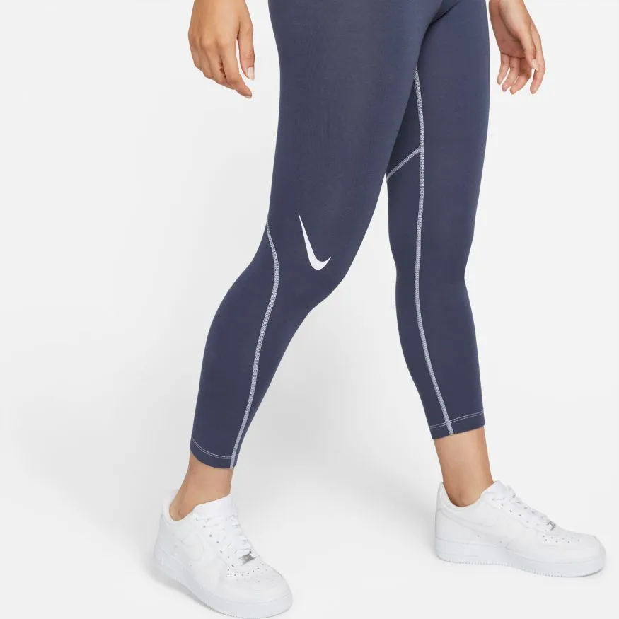 W NSW SWOOSH LEGGINGS "THUNDER BLUE"