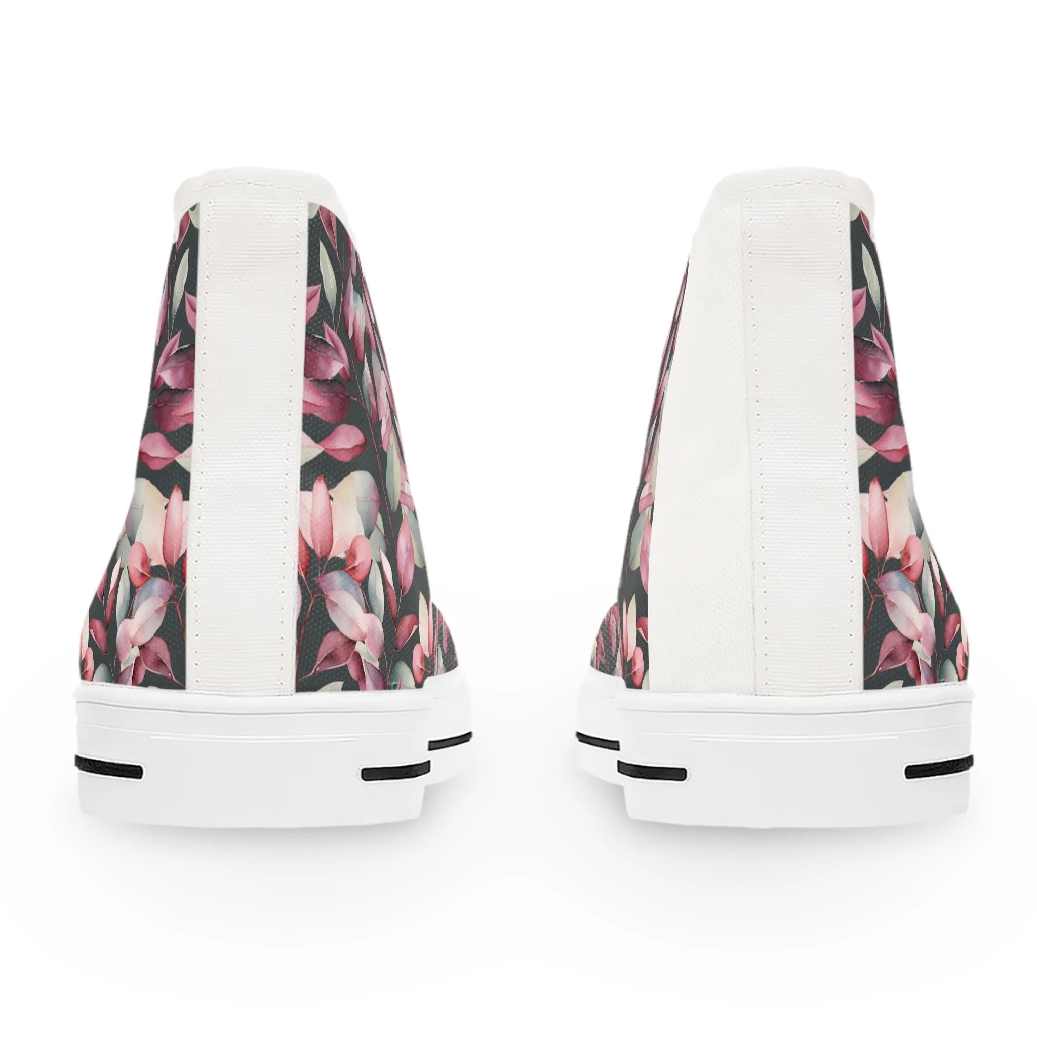 Watercolor Eucalyptus Women's High Top Sneakers