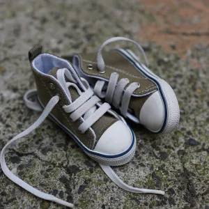 Weathered Canvas Shoes (Khaki Green)