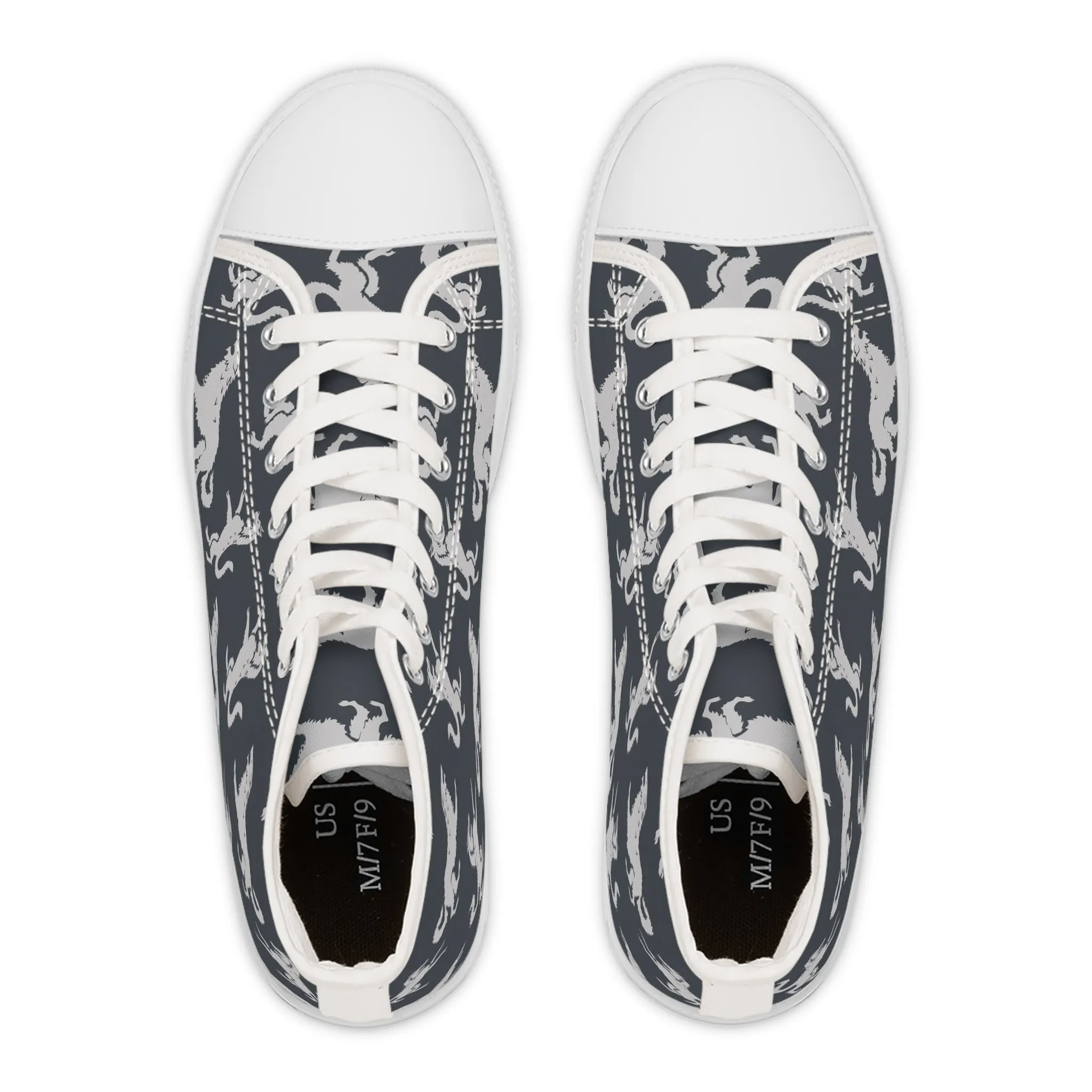 White Wolf Women's High Top Sneakers