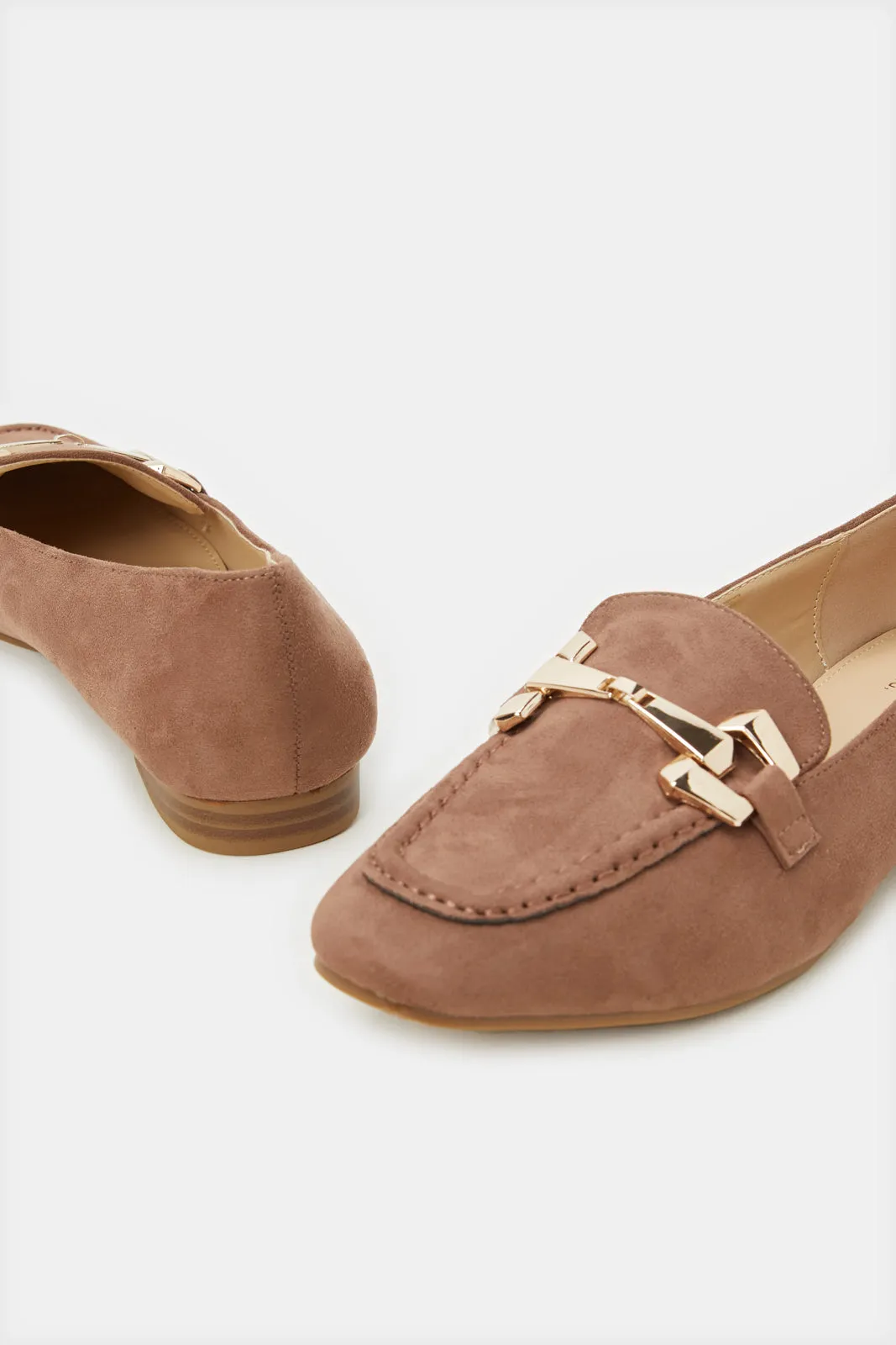 Women Brown Embellished Loafer