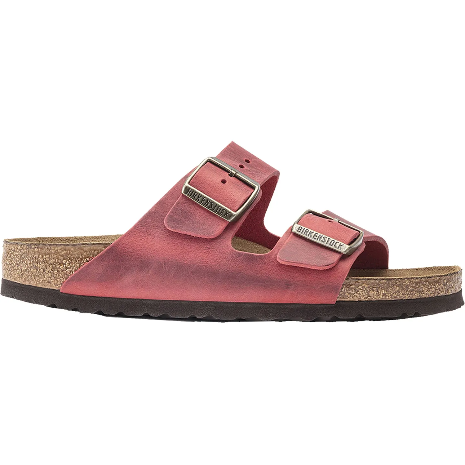 Women's Birkenstock Arizona Fire Red Oiled Leather