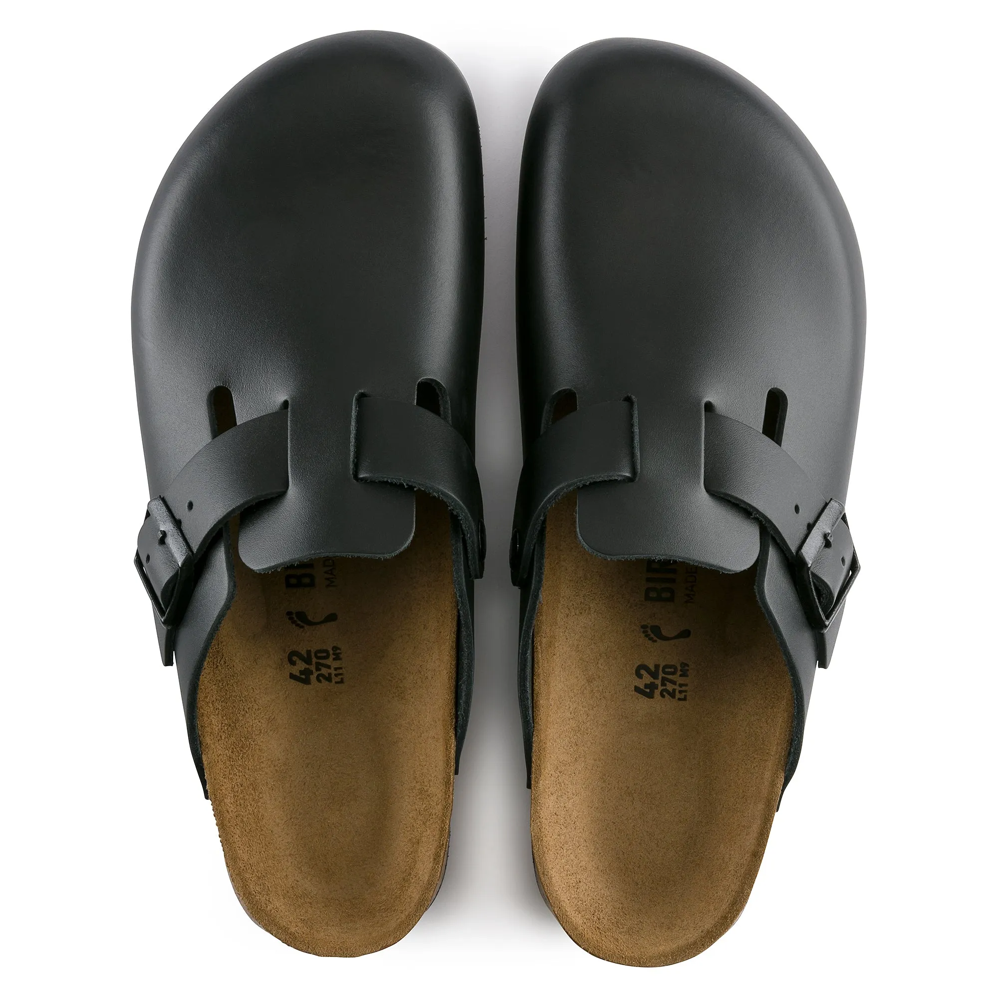 Women's Birkenstock Boston Super Grip Color: Black