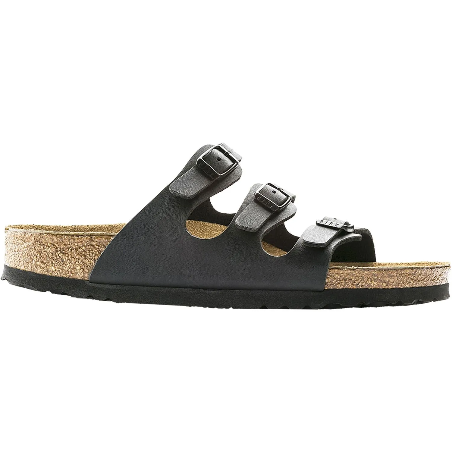 Women's Birkenstock Florida Soft Footbed Black Birko-Flor