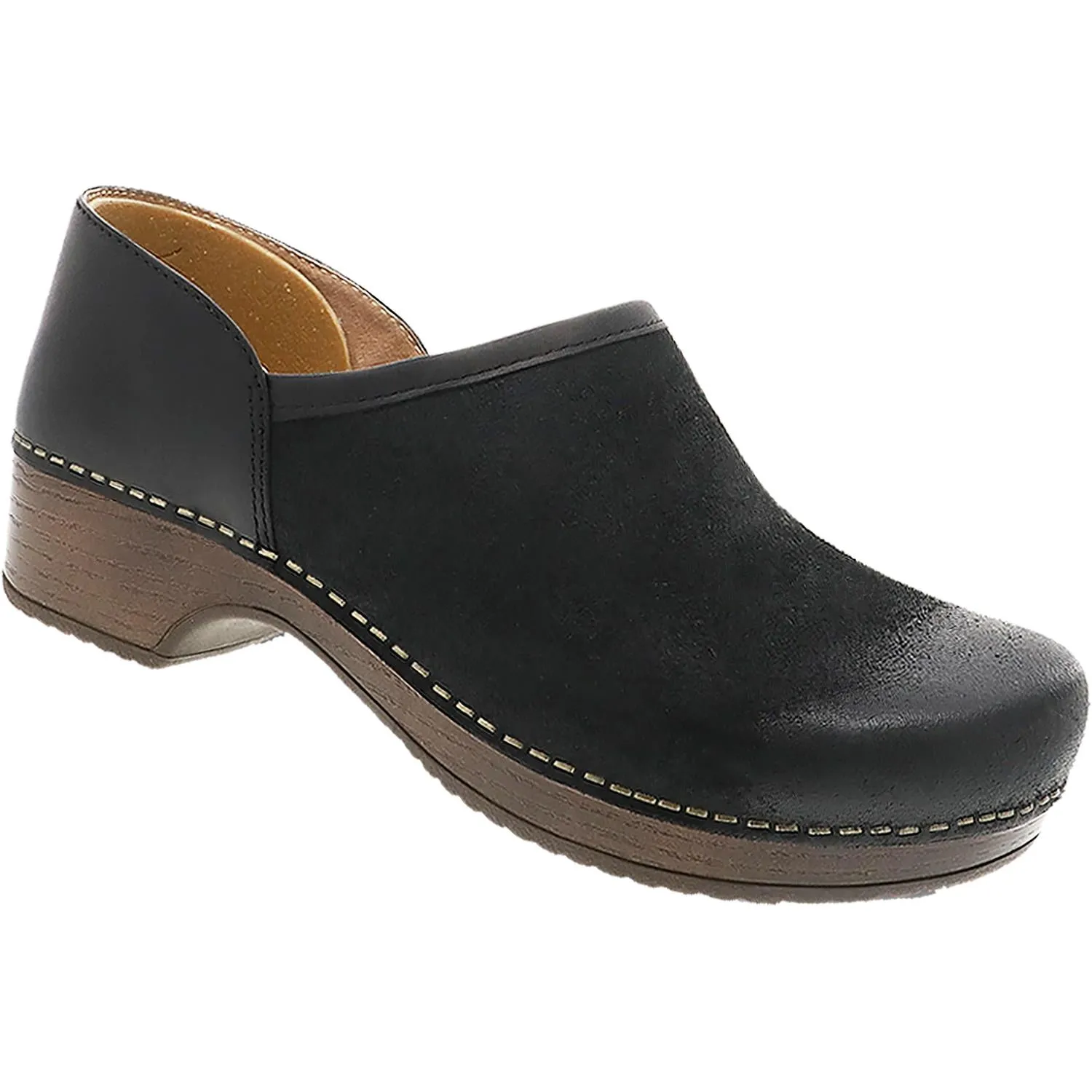 Women's Dansko Brenna Black Burnished Suede