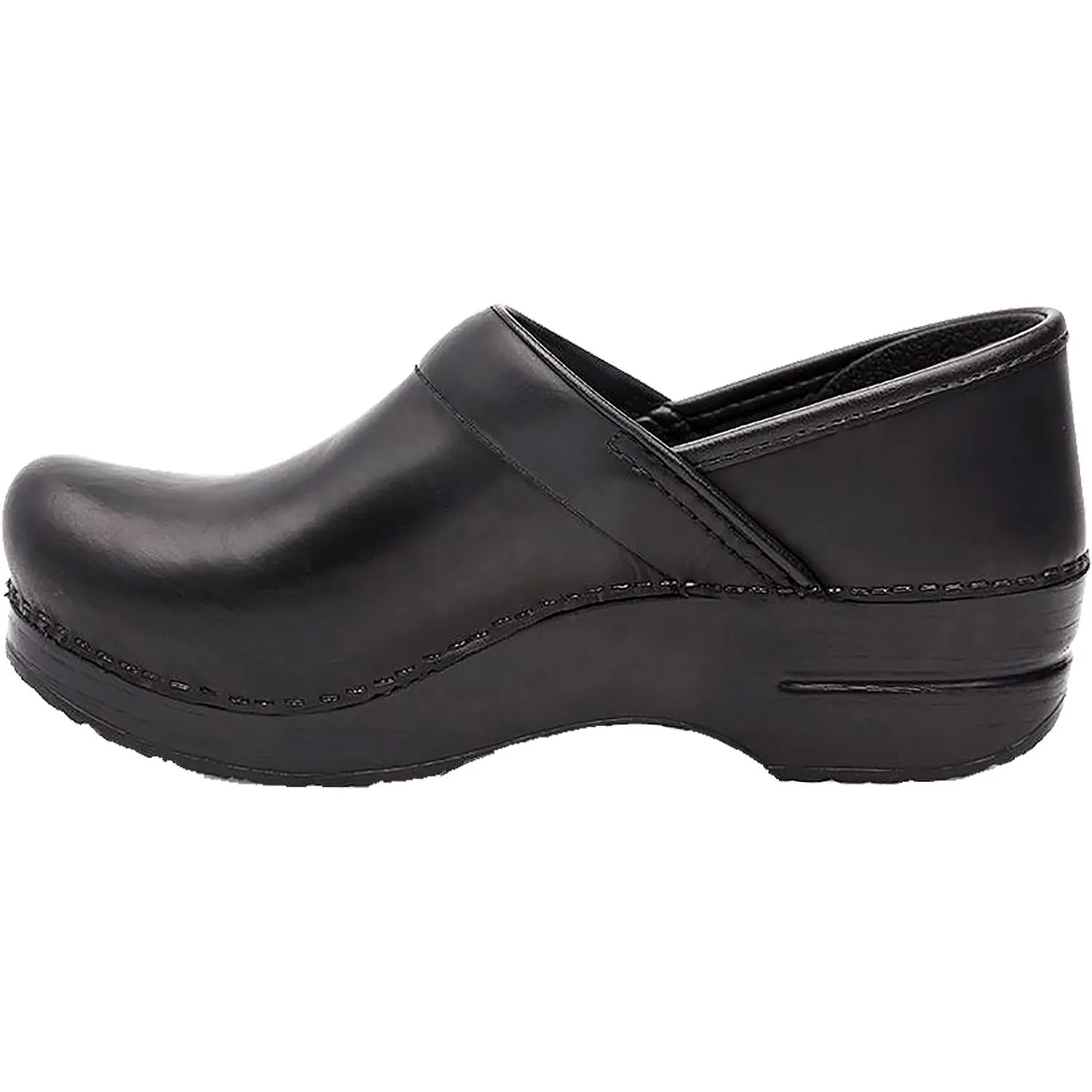 Women's Dansko Professional Clog Black Cabrio Leather