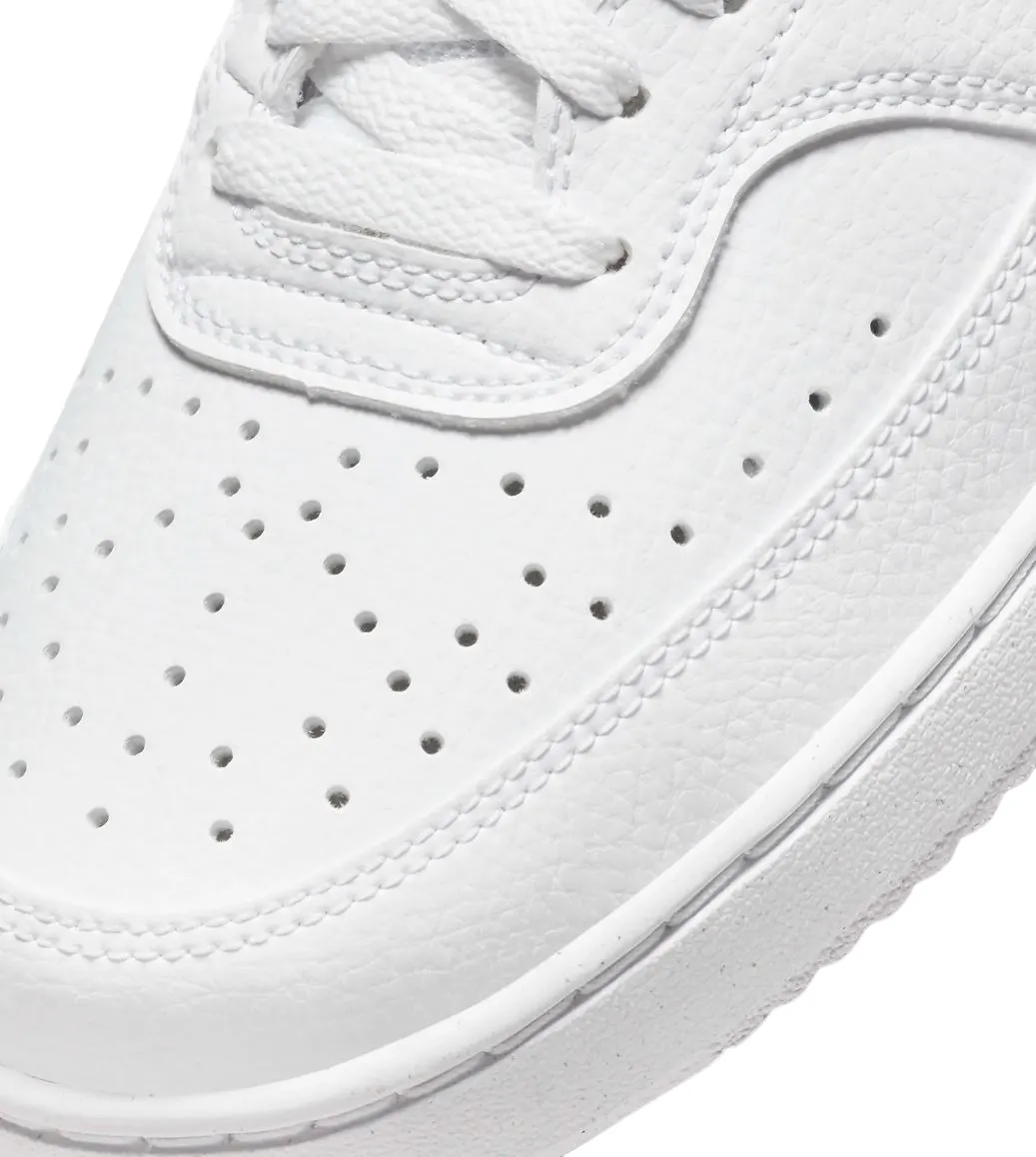 Womens Nike Court Vison Low White Athletic Shoes