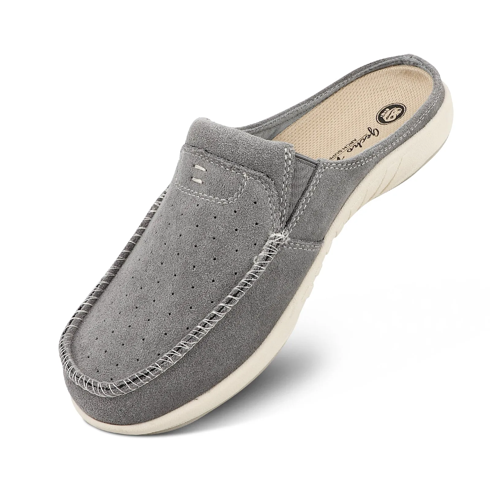 Women's Suede Arch Support Slippers