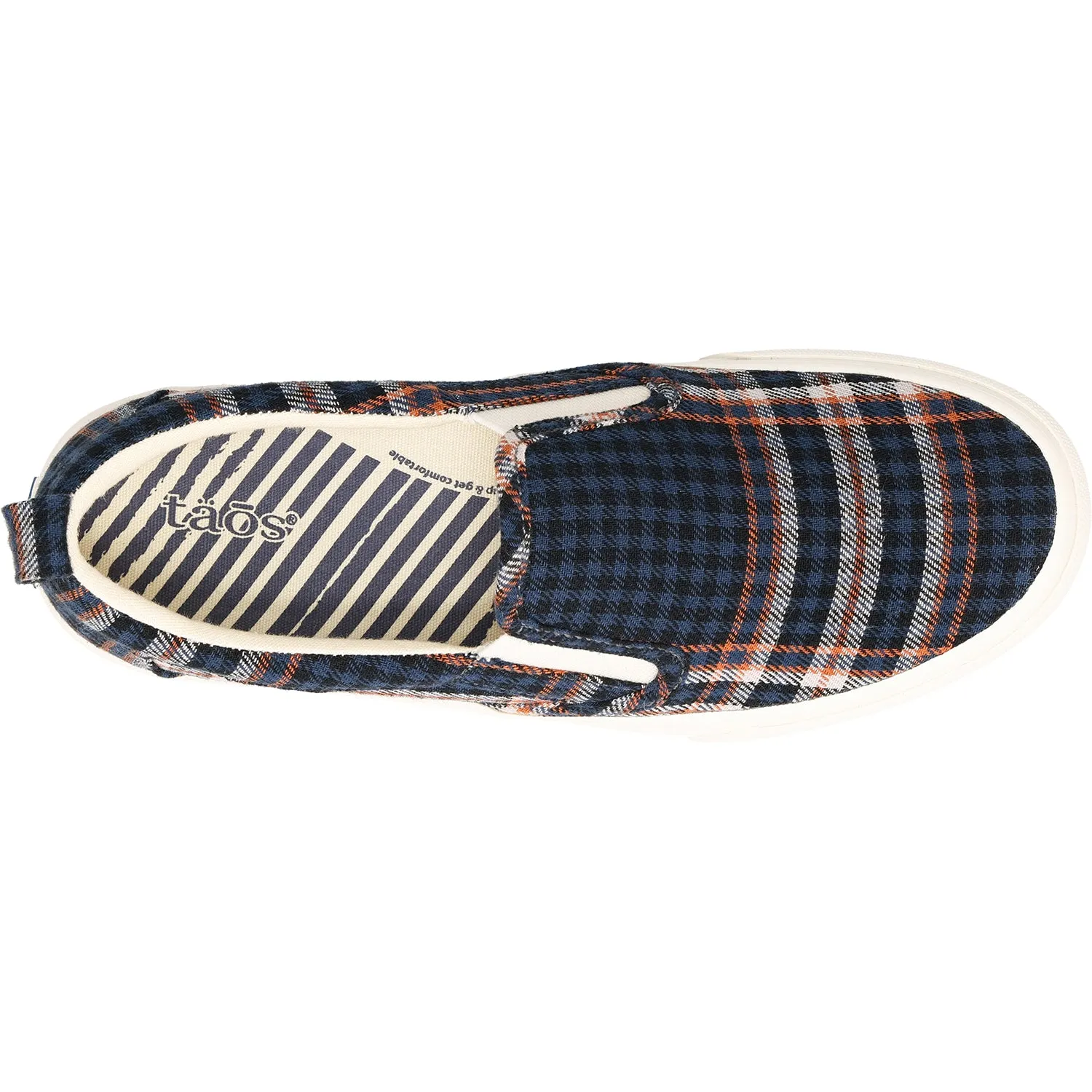 Women's Taos Rubber Soul Blue Plaid Canvas